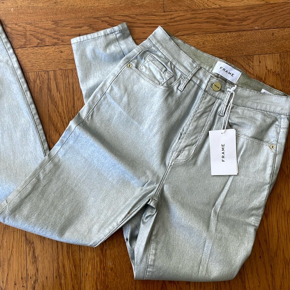 Frame Ali high rise cigarette pant - Picture 2 of 6